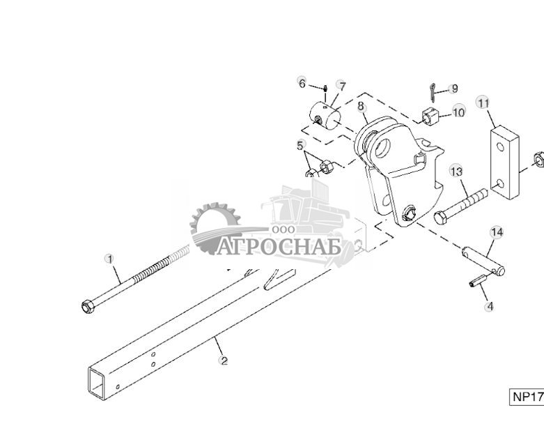 ТЯГОВАЯ ШТАНГА БОРОНЫ (4 ВИТКА) - ST538012 161.jpg